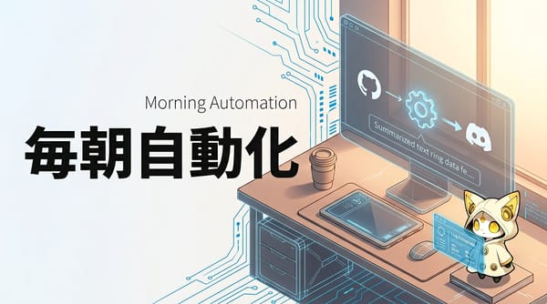 毎朝の作業ログをGitHub Actions + Discordで自動化する
