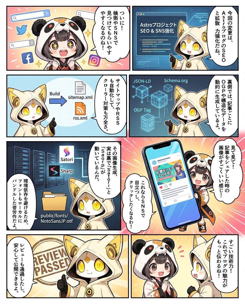 同じプロンプトから生成された漫画その2